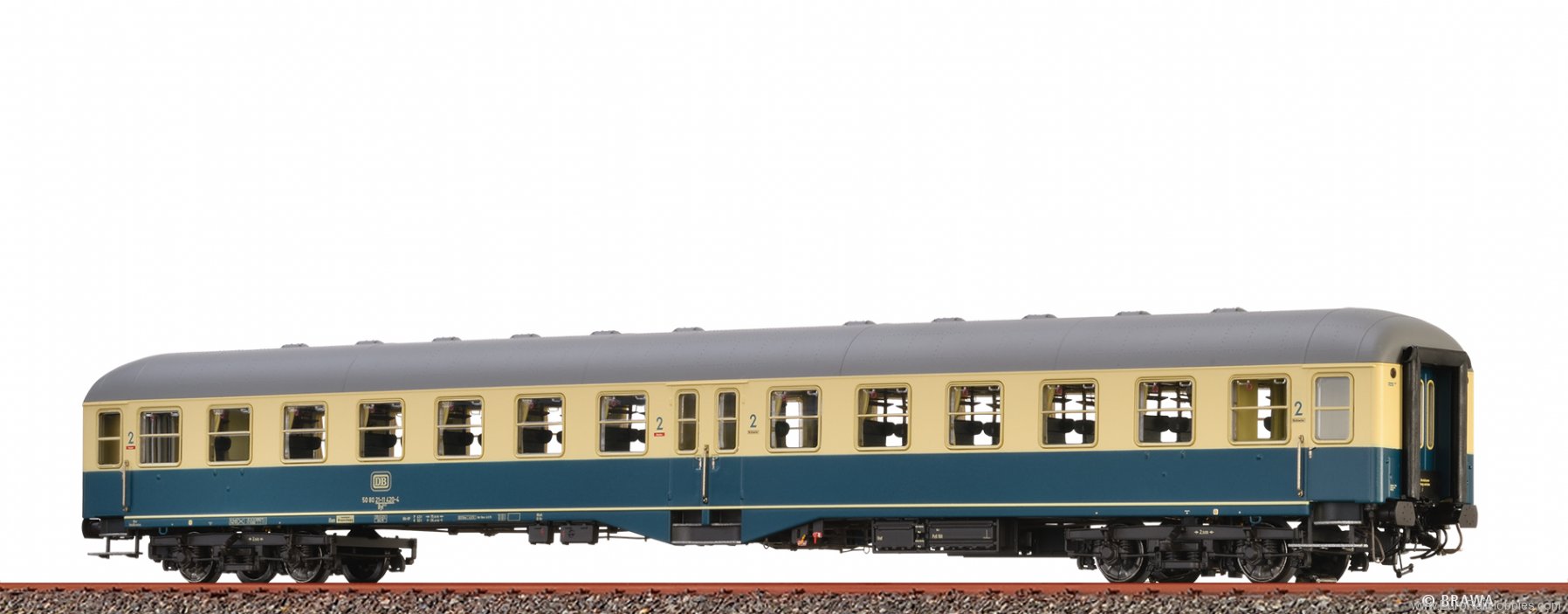 Brawa 58035 Passenger Coach Byl 422 DB (Marklin AC w/LED)
