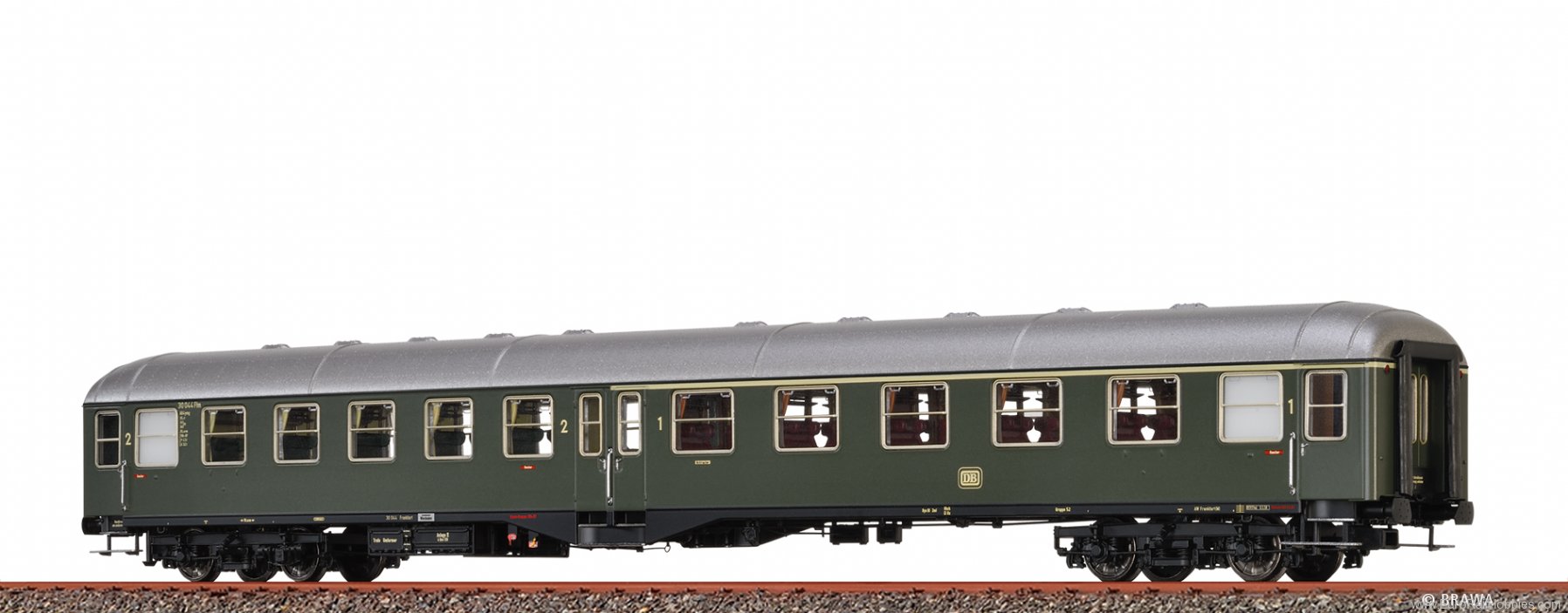 Brawa 58102 Passenger Coach AB4ymg DB (Marklin AC w/LED)