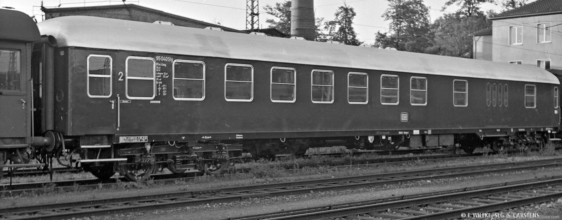 Brawa 58125 Half Luggage Car BPw4Ã¼mg-59 DB(DC Analog V