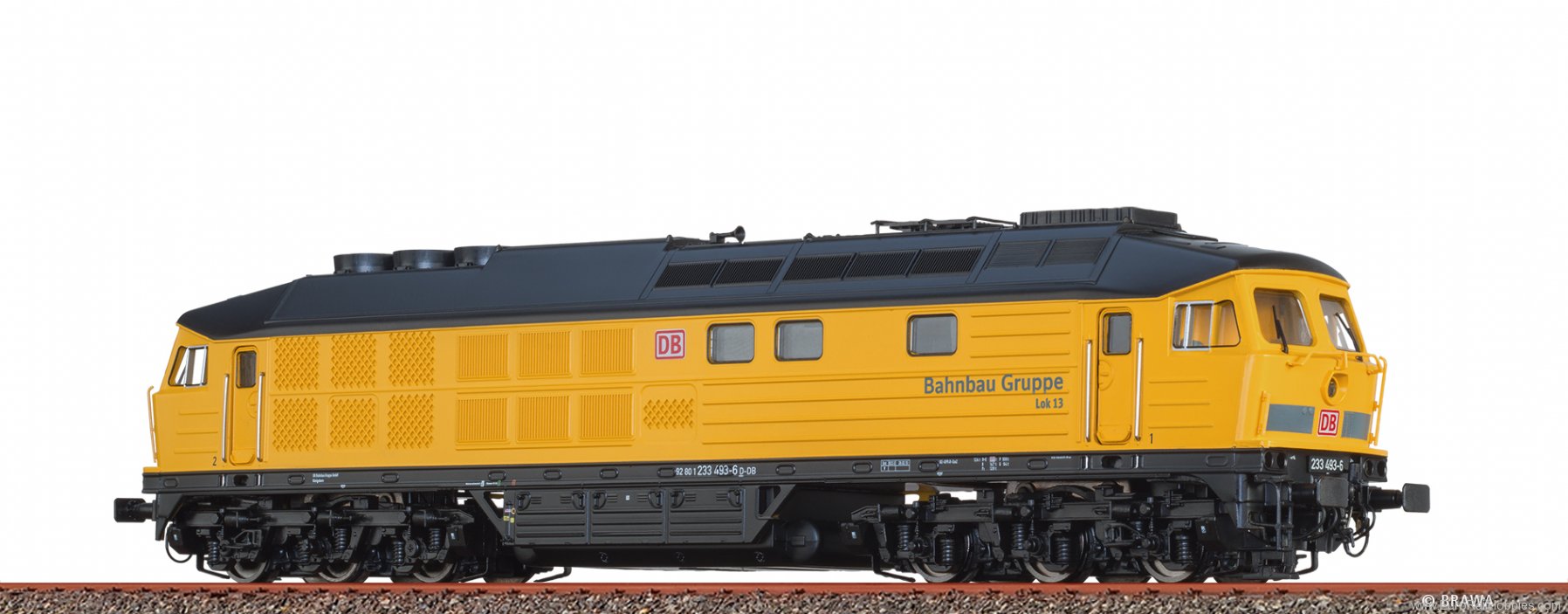 Brawa 61043 DB BR 233 Bahnbau Group Diesel Locomotive