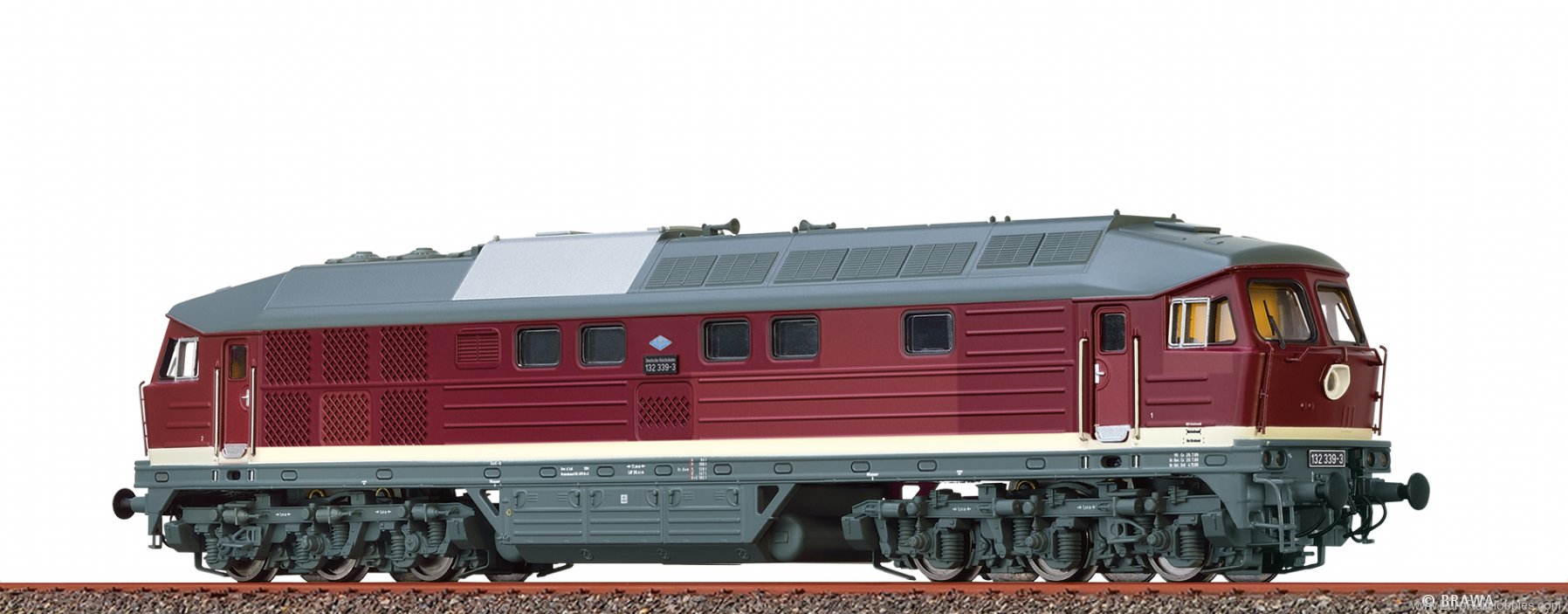 Brawa 61047 Diesel Locomotive BR 132 DR ( w. Sound)