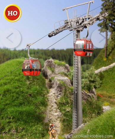 Brawa 6344 Hahnenkamm Cable Railway - 2 Additional Gondo