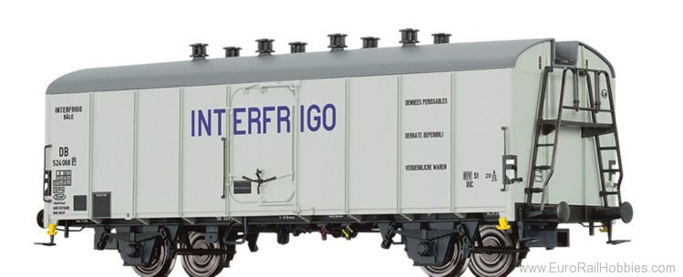 Brawa 67119 Refrigerator Car UIC Standard 1 Interfrigo DB