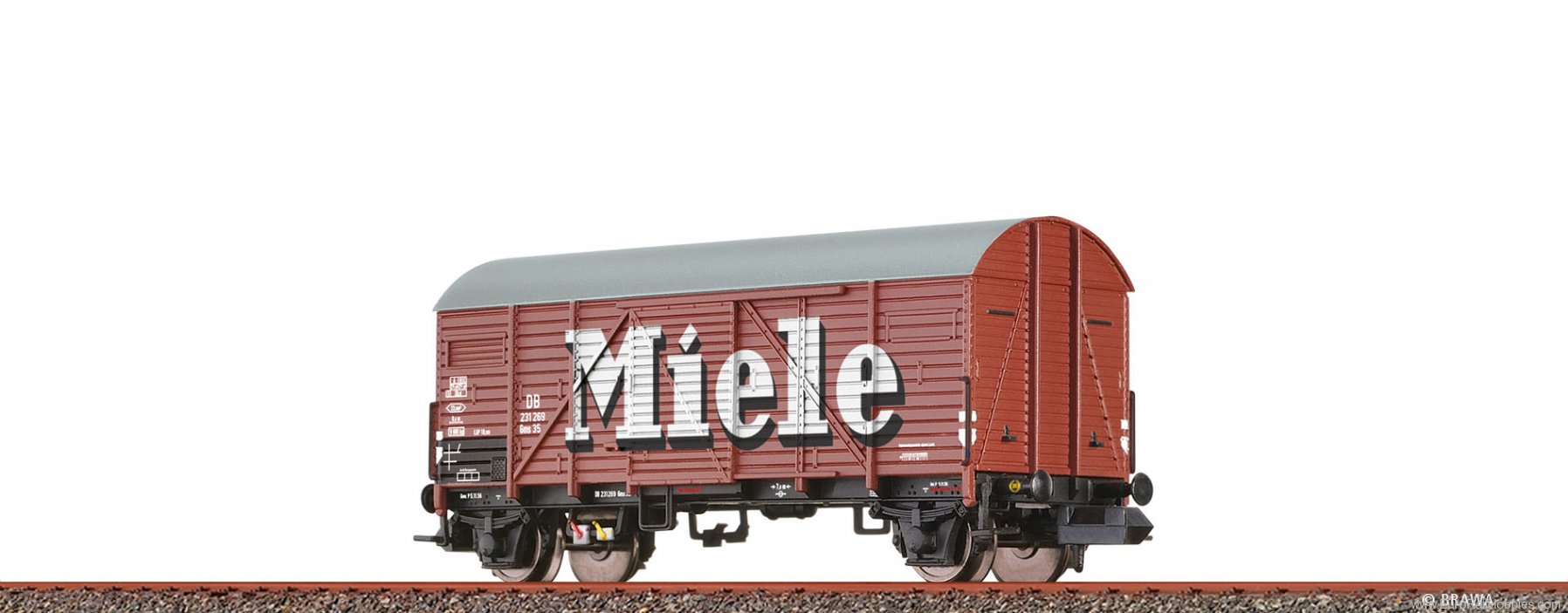 Brawa 67332 Covered Freight Car Gms35 Miele DB