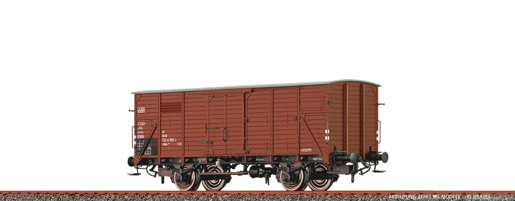 Brawa 67495 Covered Freight Car Gklm191 DB
