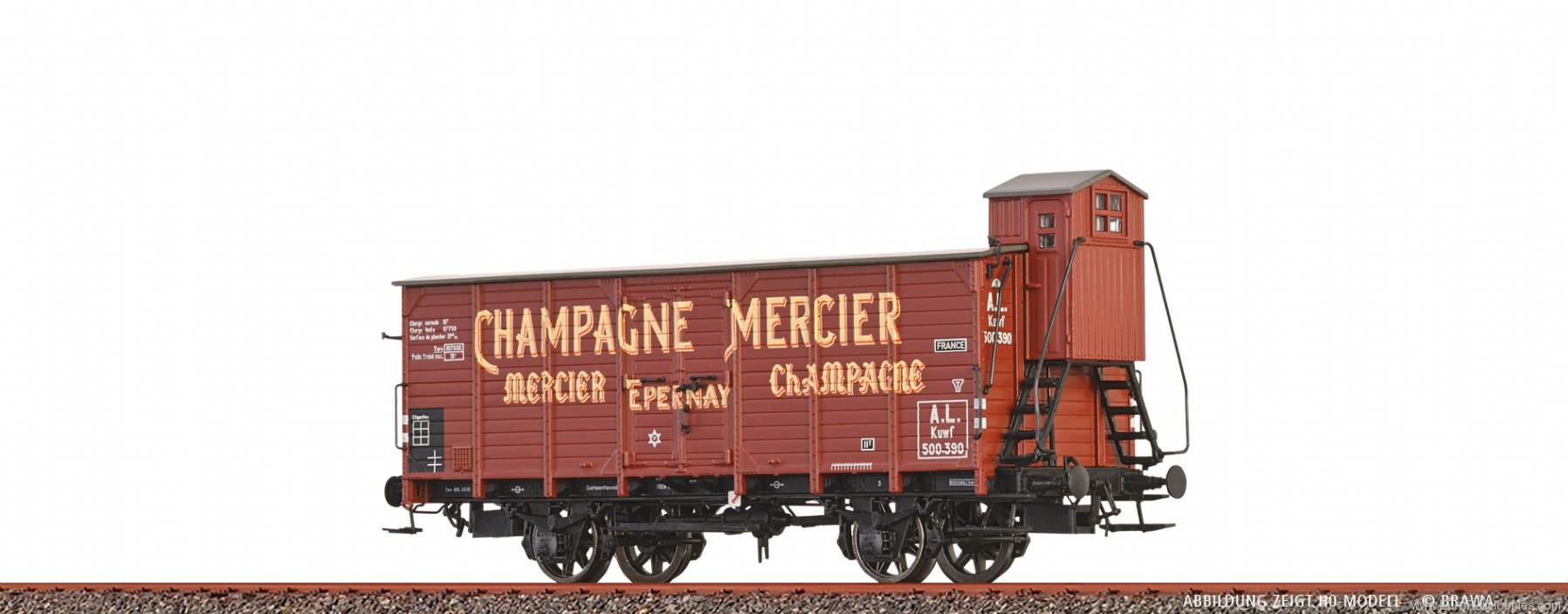 Brawa 67499 N Freight Car [P] AL, II, Champagne Mercier