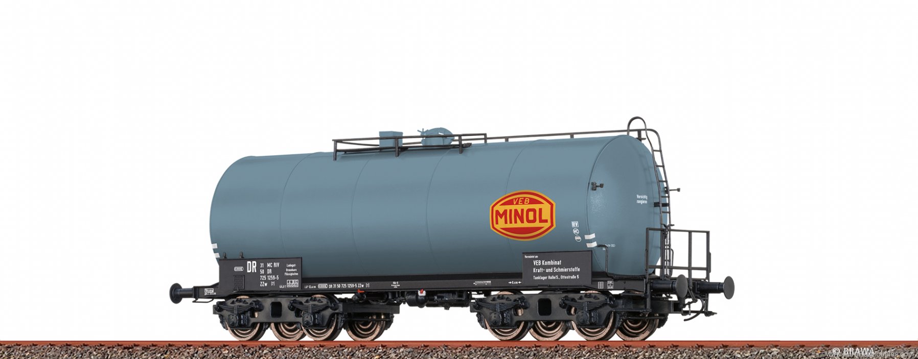 Brawa 67726 Tank Car Uerdingen ZZw Minol DR