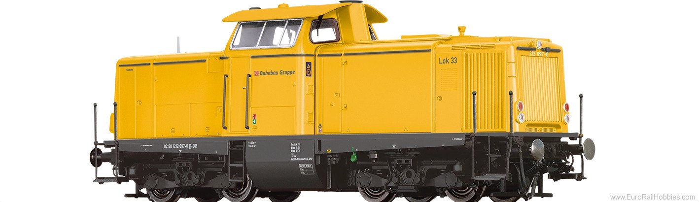 Brawa 70028 BRAWA DB AG BR 212 Diesel Locomotive, Bahnbau