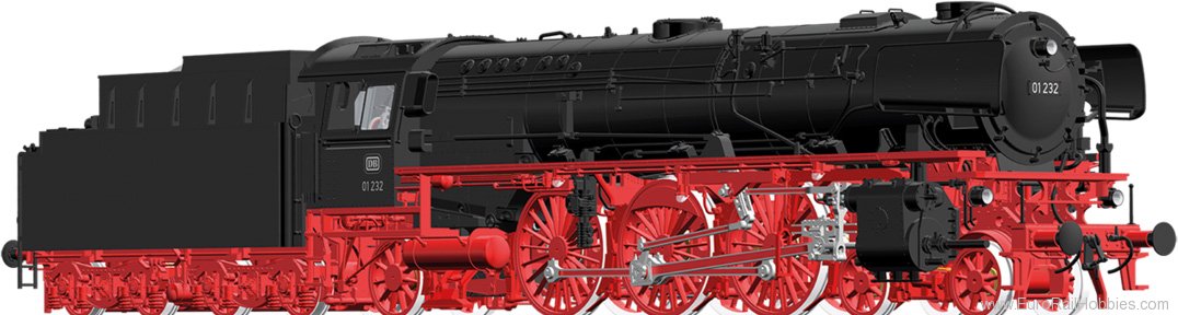Brawa 70060 Express Train Steam Locomotive BR 01 DB(DC An