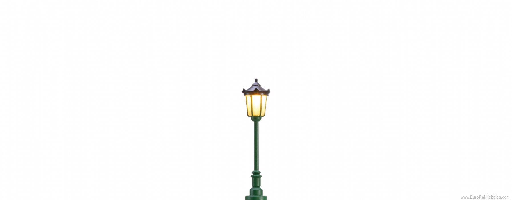 Brawa 83021 Baden Baden Gas Lantern, Pin-Socket with LED 