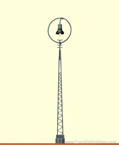 Brawa 84027 Lattice Pole Lamp with Ring, Pin-Socket