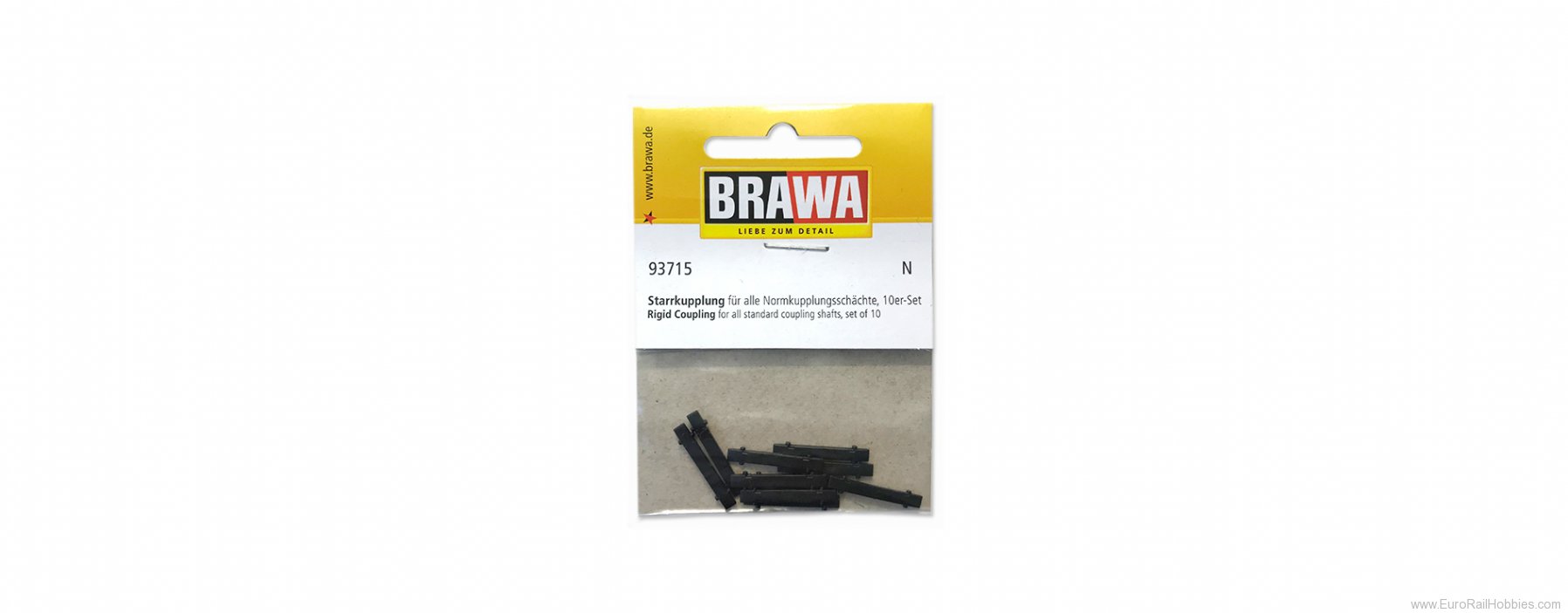 Brawa 93715 N Rigid coupling [10 pieces]