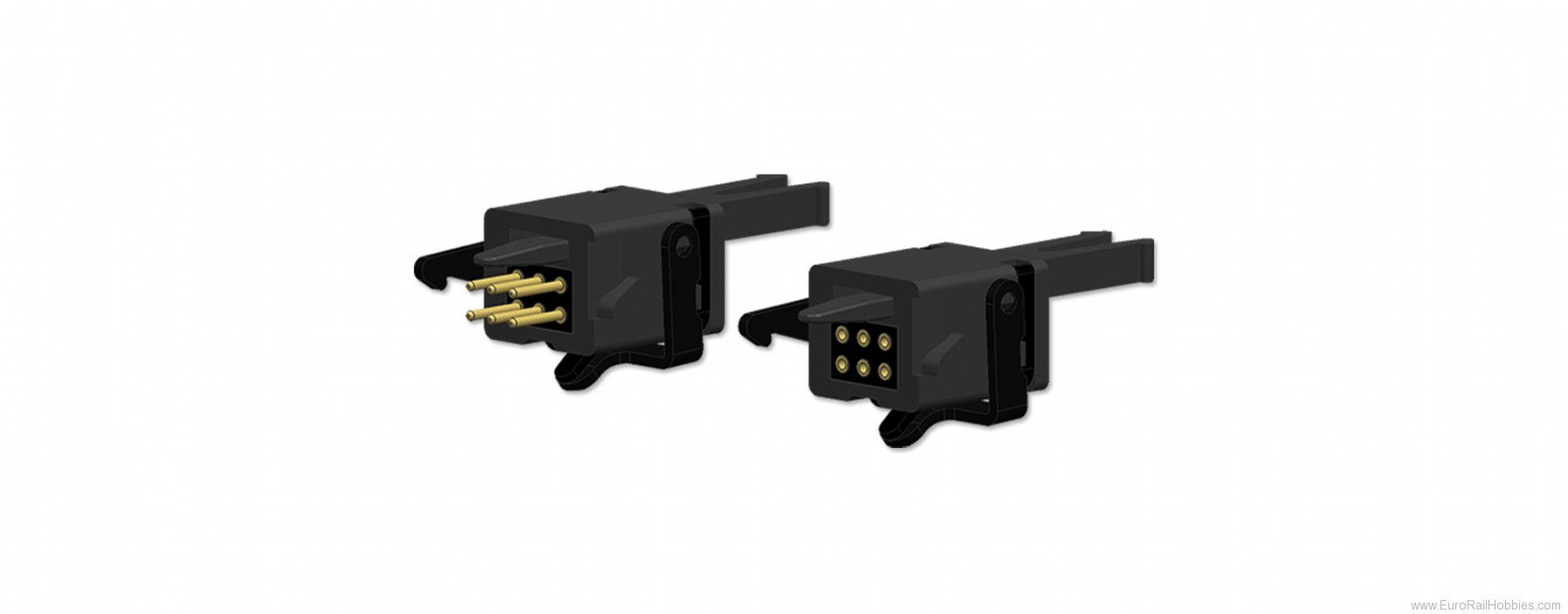 Brawa 93717 Electrical coupling 6-pin for NEM standard sh