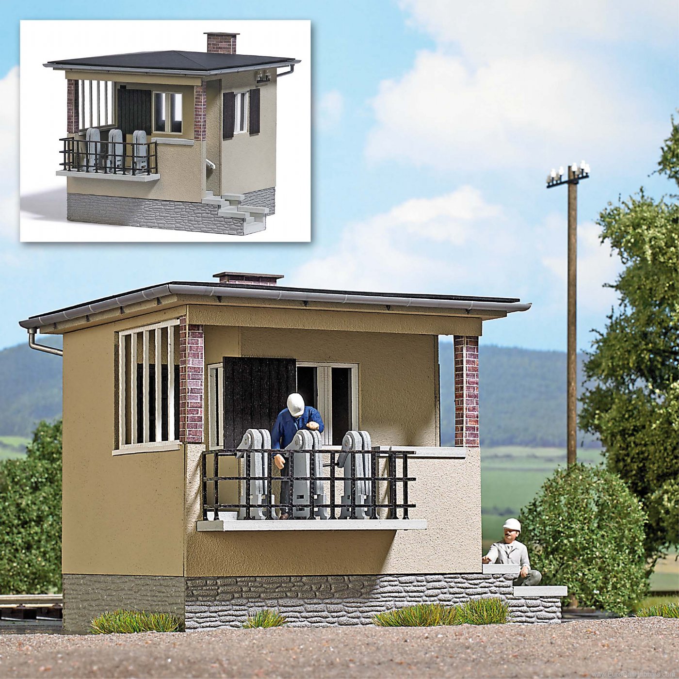 Busch 10021 Railway crossing controllerâs hut