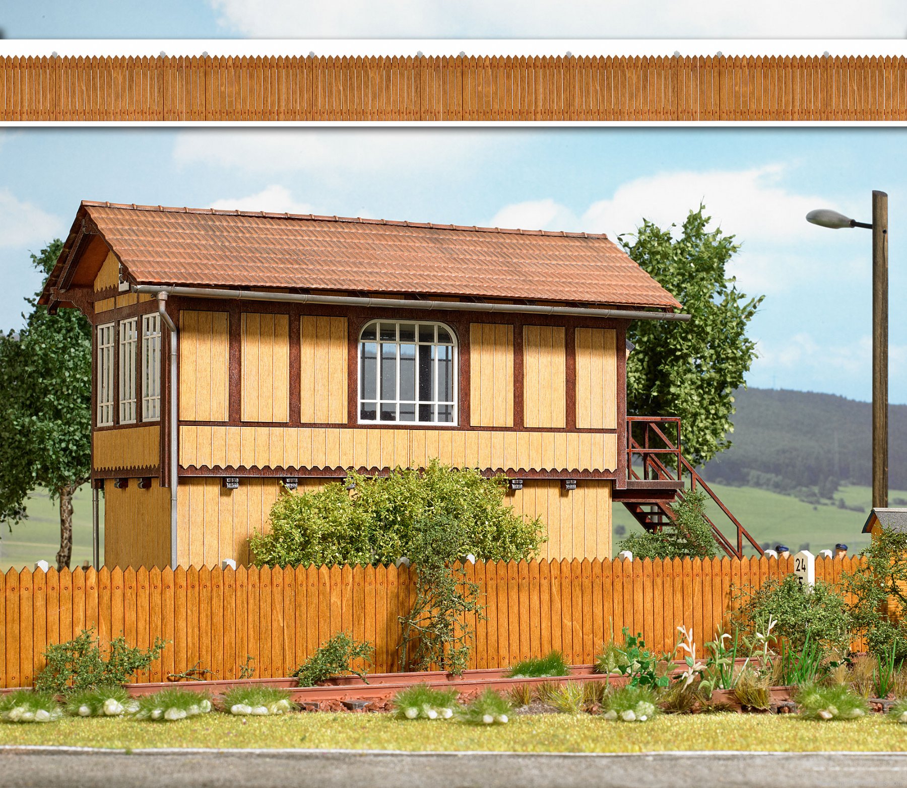 Busch 10243 Wood fence