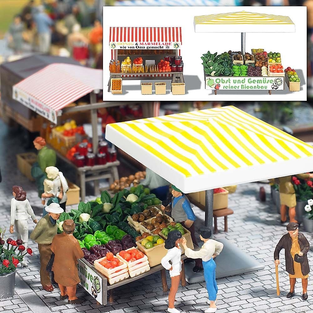 Busch 1071 Market Stand 'Fruit & Vegetable' 