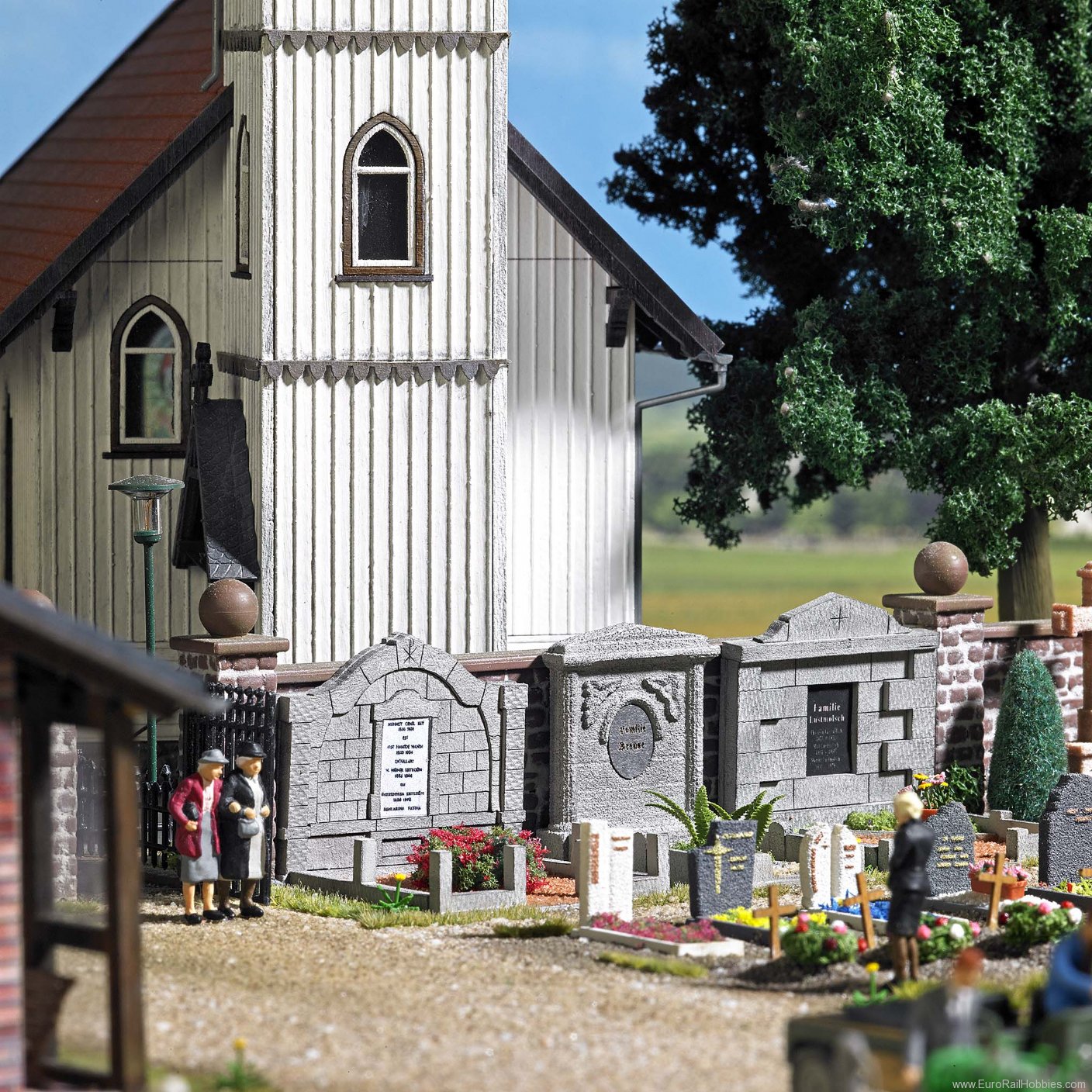 Busch 1092 3 Family graves (Kit)