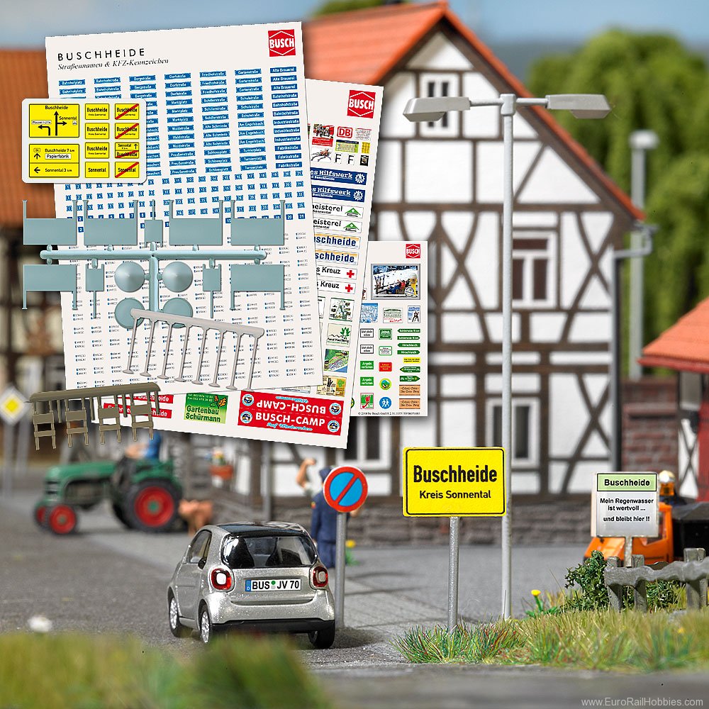 Busch 1173 Decoration Set 'Buschheide' 