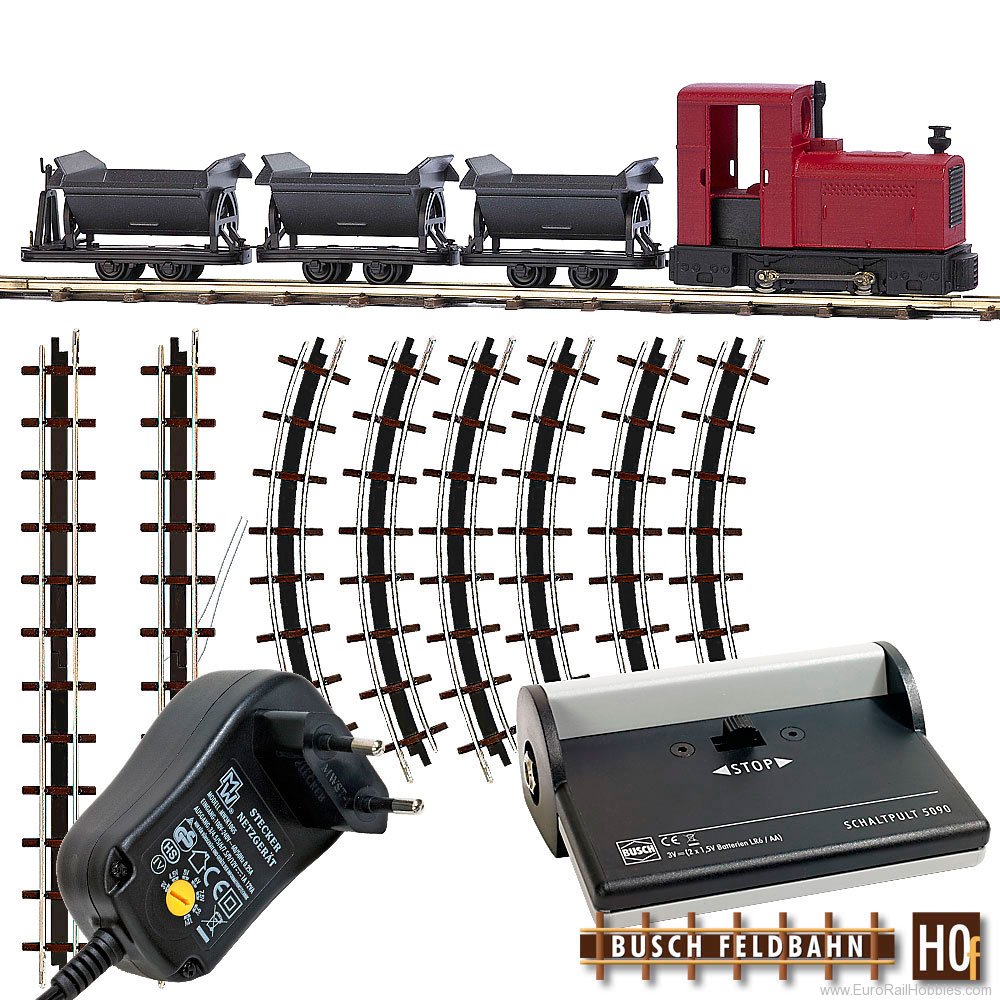 Busch 12010 Busch Feldbahn Narrow Gauge Railroad Starter 