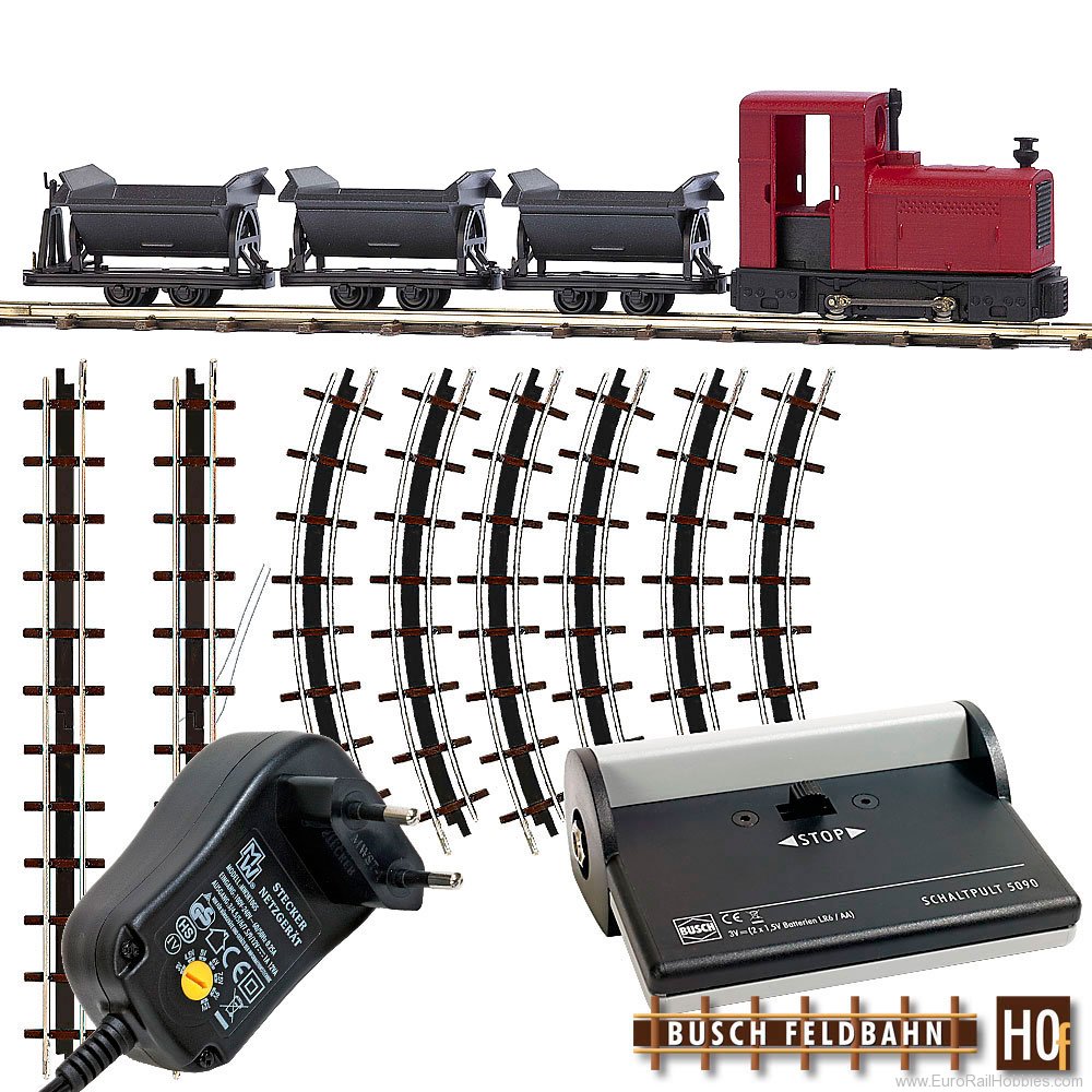 Busch 12010 Narrow Gauge Railroad Starter Set