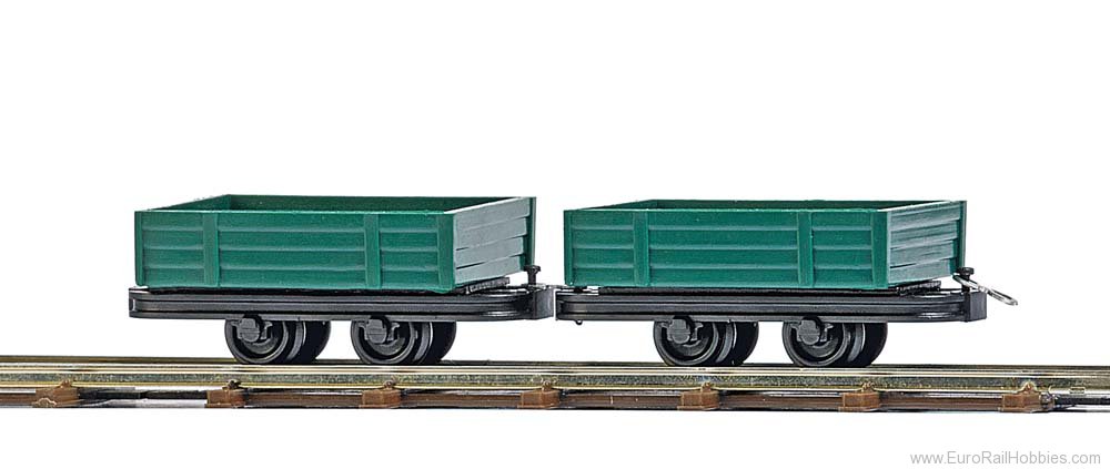 Busch 12206 Two Low-Sided Platform Wagons