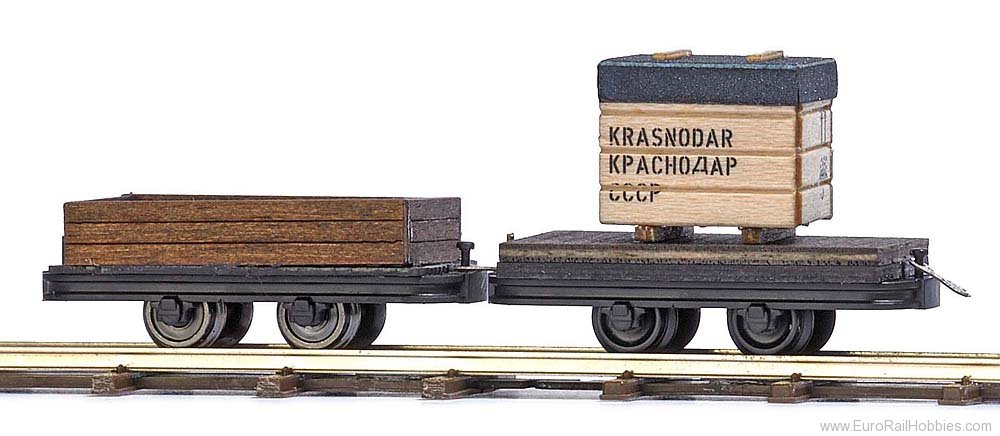Busch 12207 Two Transport Wagons