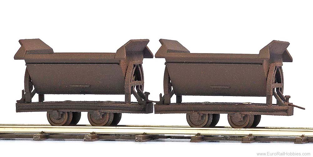Busch 12215 2 'Rusty' Tipper Wagons