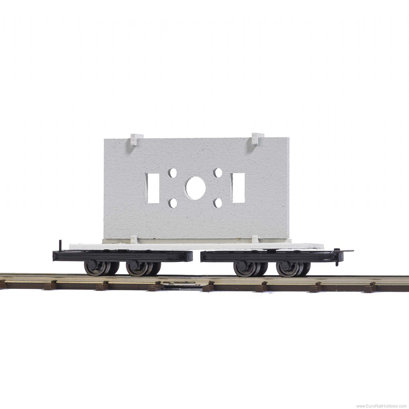 Busch 12249 Wagon on bogies with concrete element (HOf)