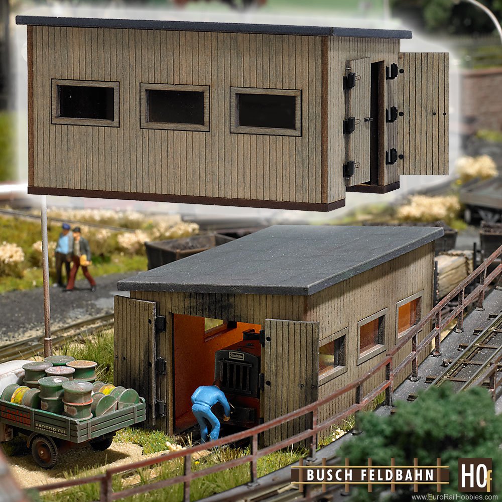 Busch 12380 Narrow Gauge Railroad Locomotive Shed