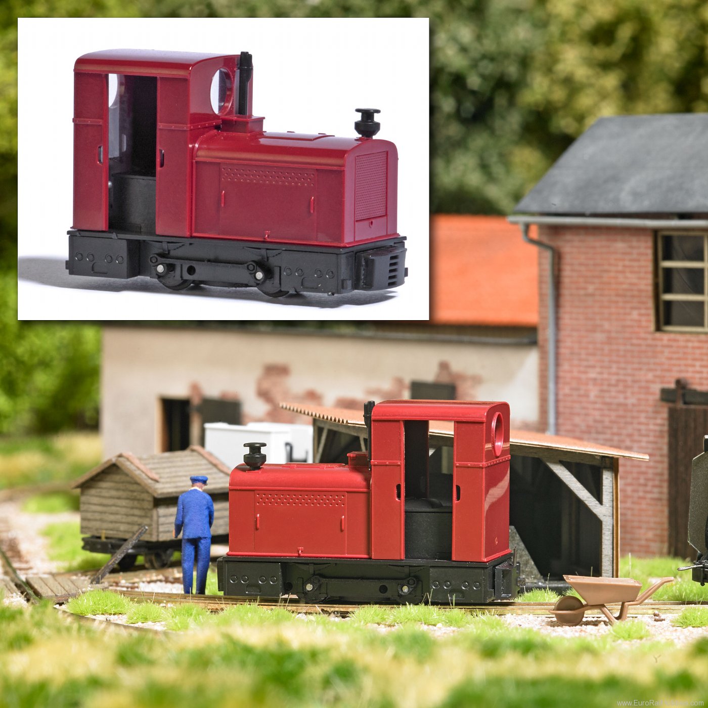 Busch 12402 Unpowered diesel locomotive type Deutz OMZ 12