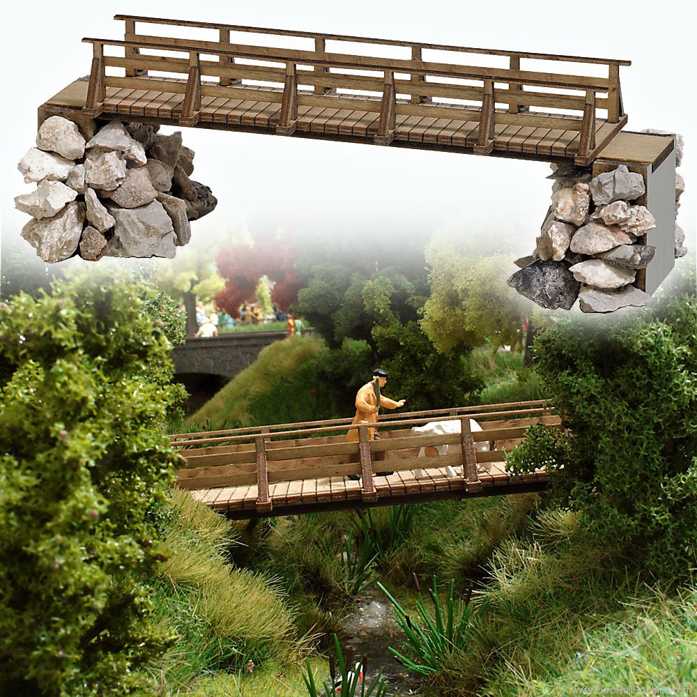 Busch 1497 Wooden Bridge 