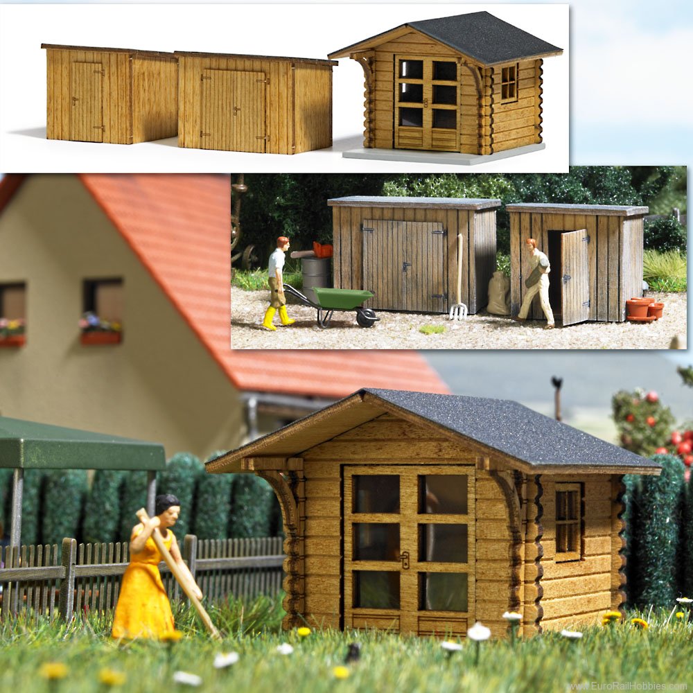 Busch 1529 3 Garden Sheds 