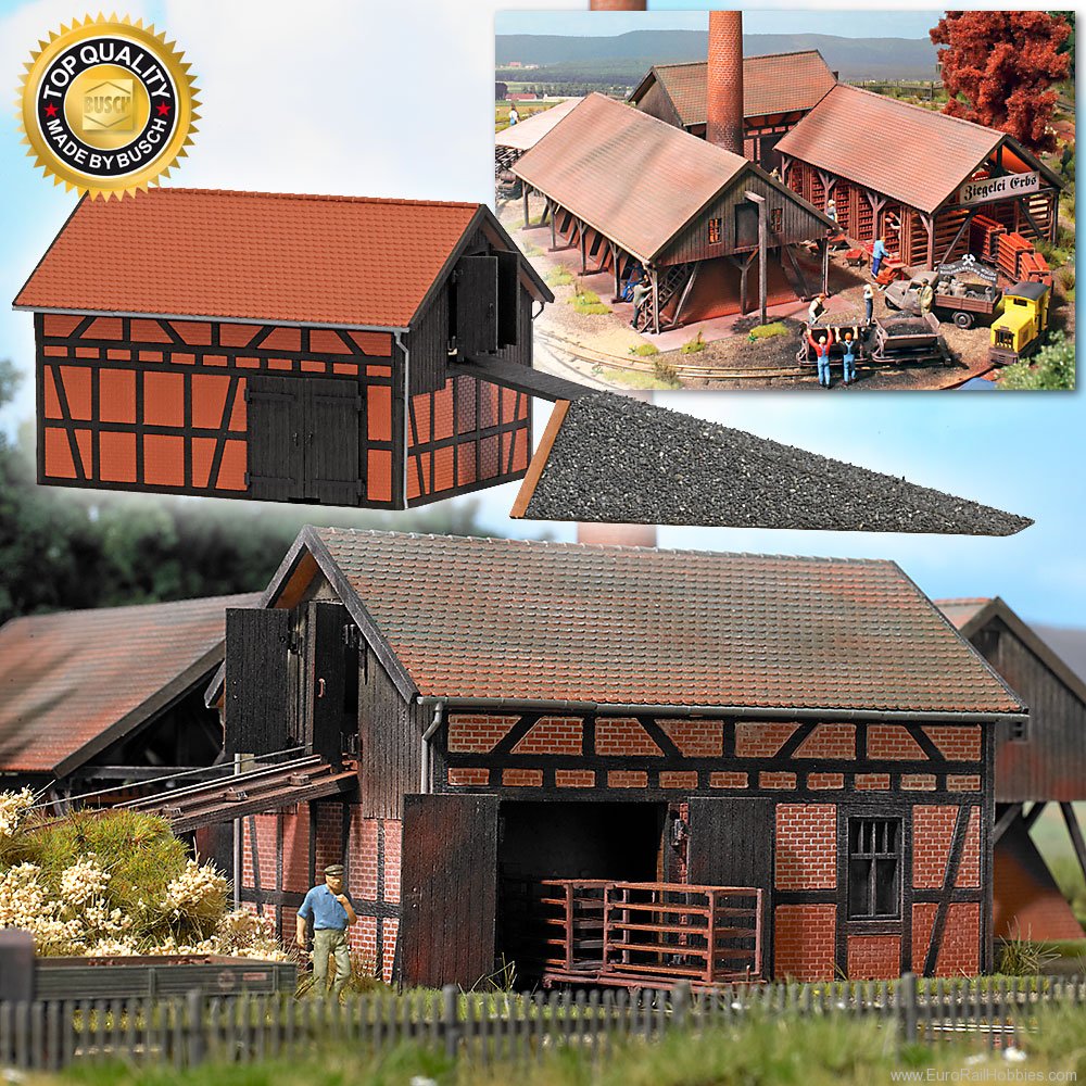 Busch 1552 Brickyard Pressing and Extruding Shed 