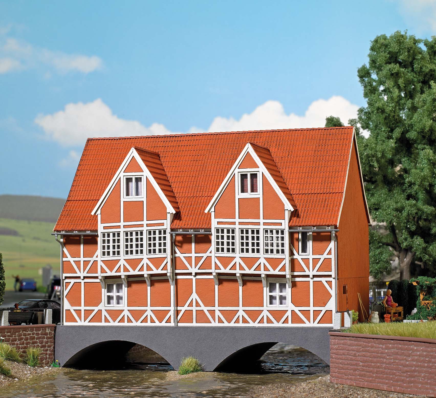 Busch 1656 Bridge house 'Wismar'