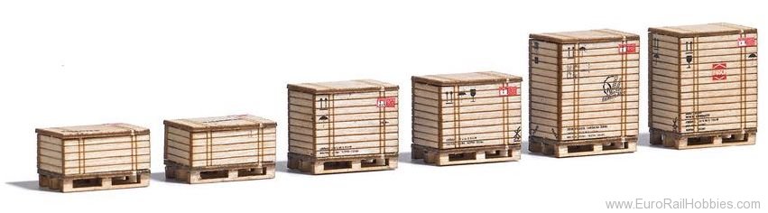 Busch 1811 Pallets with wooden crates