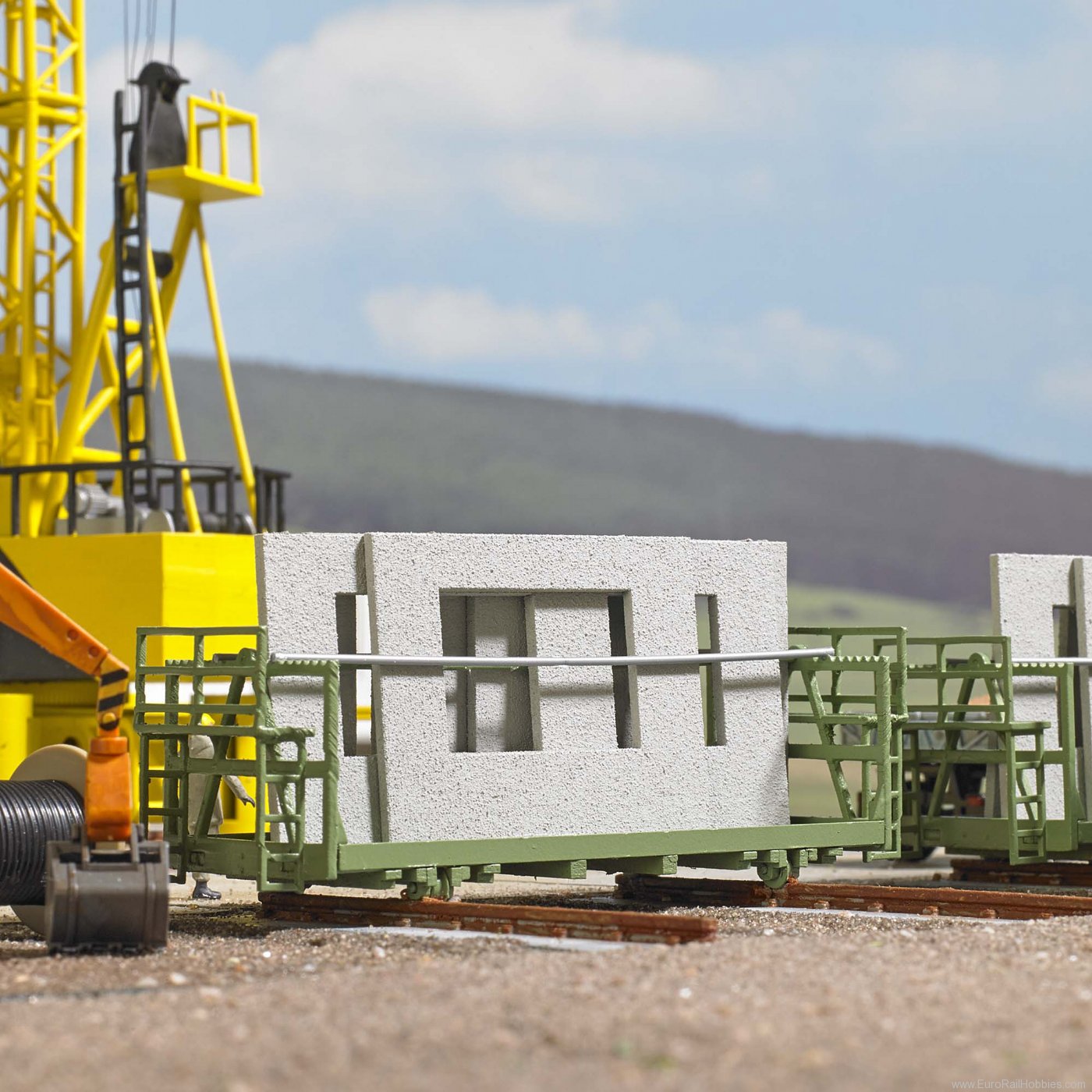 Busch 1848 Transport rack with concrete panels