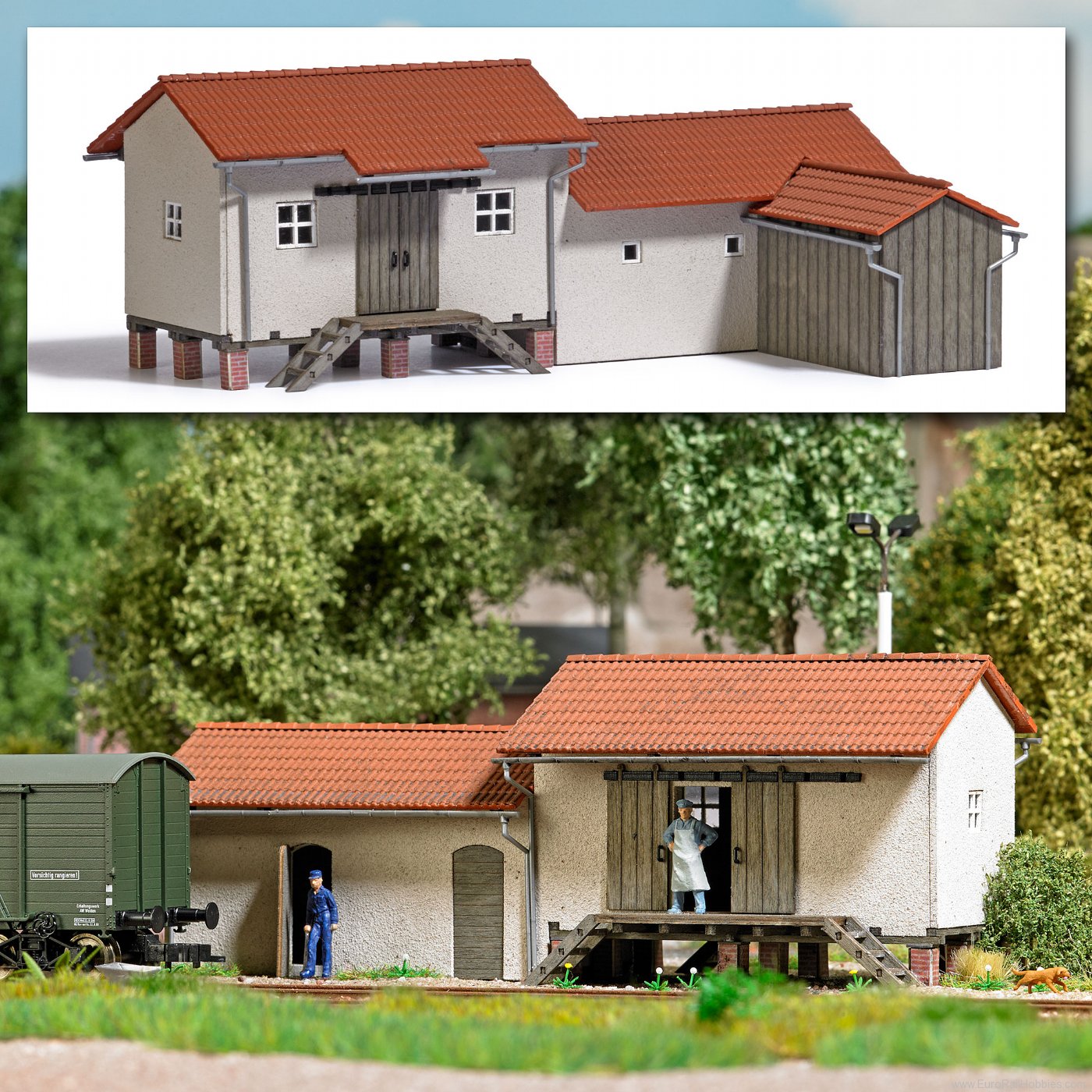 Busch 1955 Freight shed