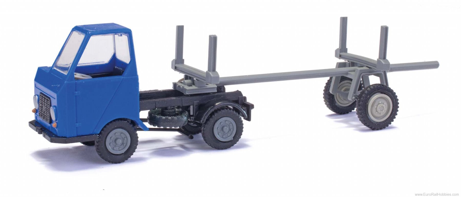 Busch 210003701 MH: Multicar M22, NachlÃ¤ufer Blau/Grau