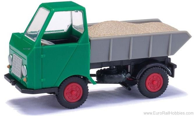 Busch 210013500 Multicar M22 dump truck with gravel load