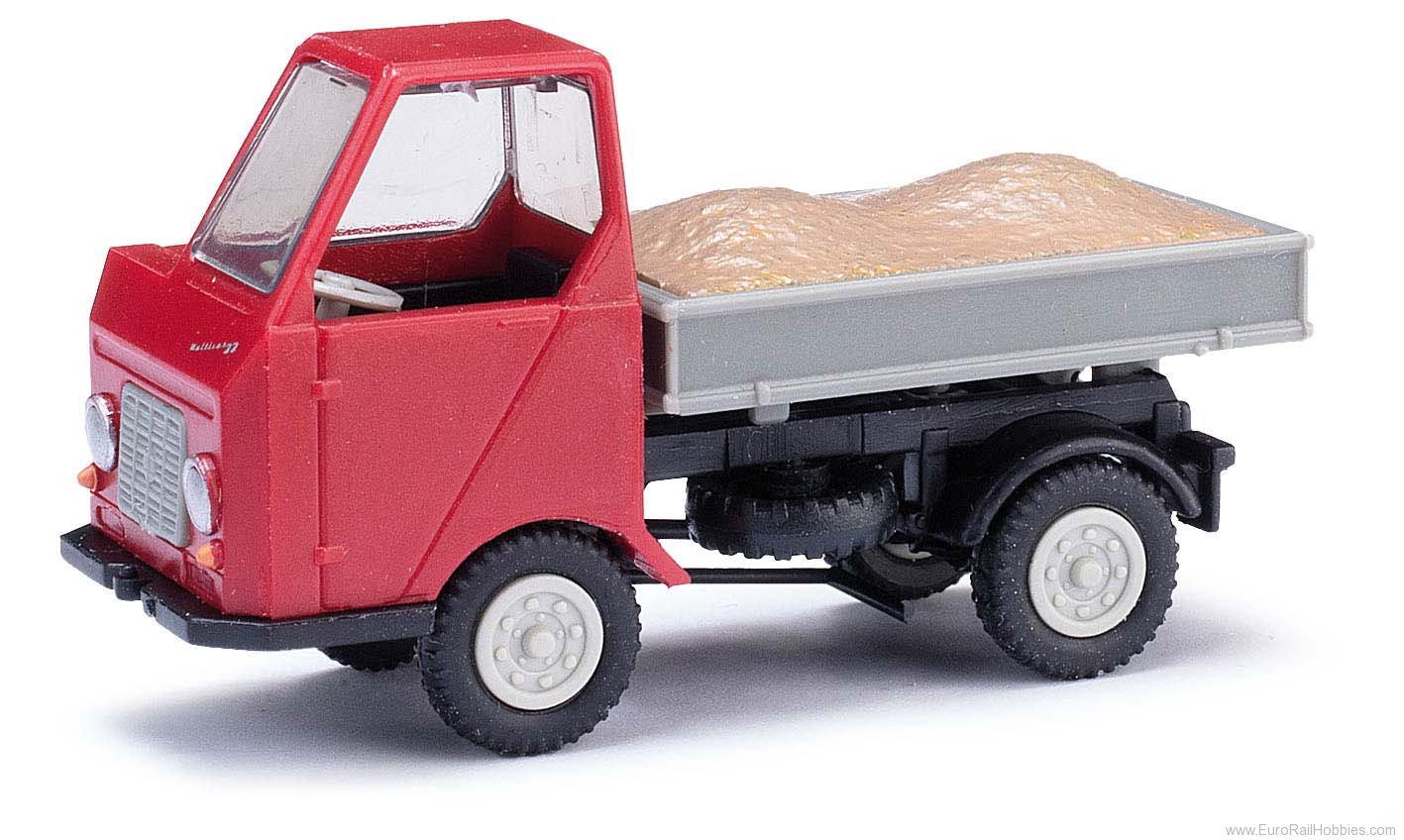 Busch 210013503 MH: Multicar M22 3SK mit Kies, Rot