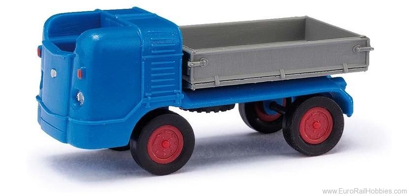 Busch 211003202 Multicar M21 type D three-way tipper, blue, D