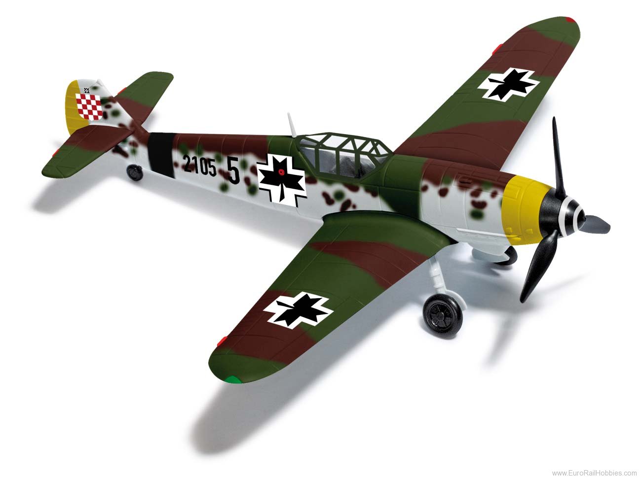 Busch 25019 MesserschmittBf 109 G, Kroatien         