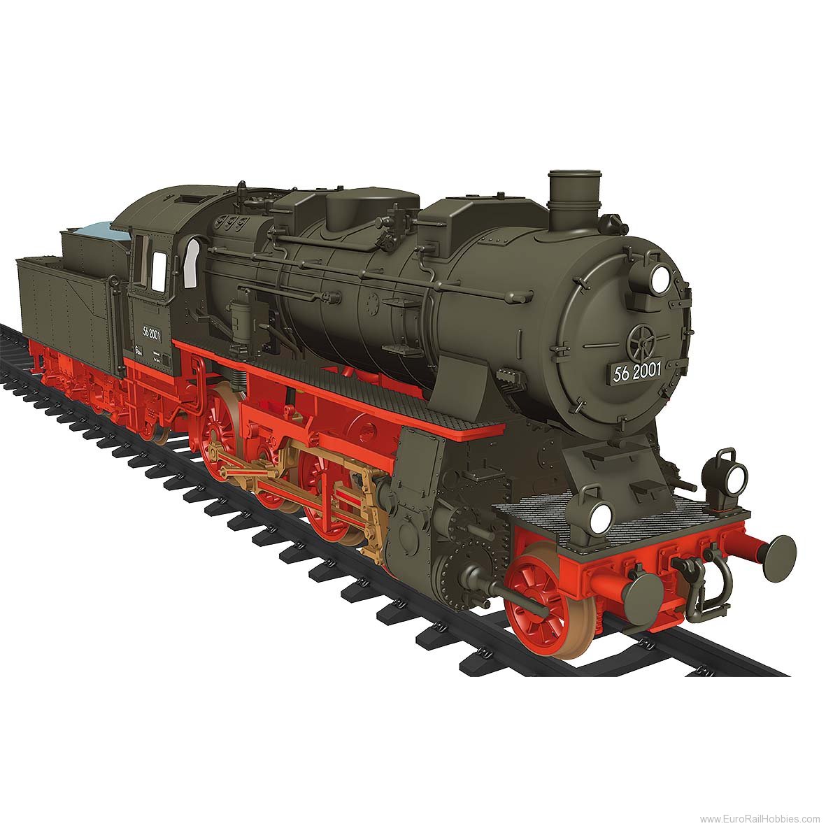 Busch 30013 Busch Steam locomotive BR 56 2001 DR (analog)