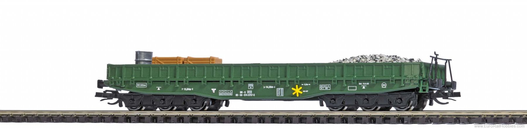 Busch 31178 Flat car / construction wagon of the DR, epoc