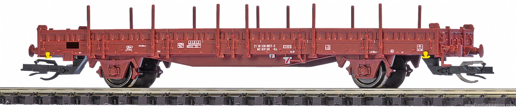 Busch 31502 Flachwagen mit Rungen Ks [3300]