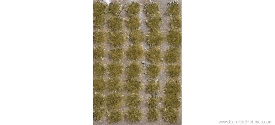 Busch 3554 Tufts of grass with stones autumn, 40 pieces