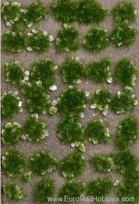 Busch 3557 Tufts of grass with stones late summer, 35 pi