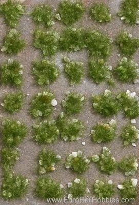 Busch 3558 Tufts of grass with stones late summer, 35 pi