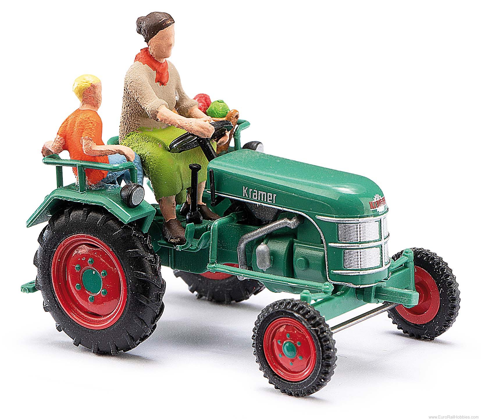Busch 40071 Tractor Kramer KL 11 w. farmer and child