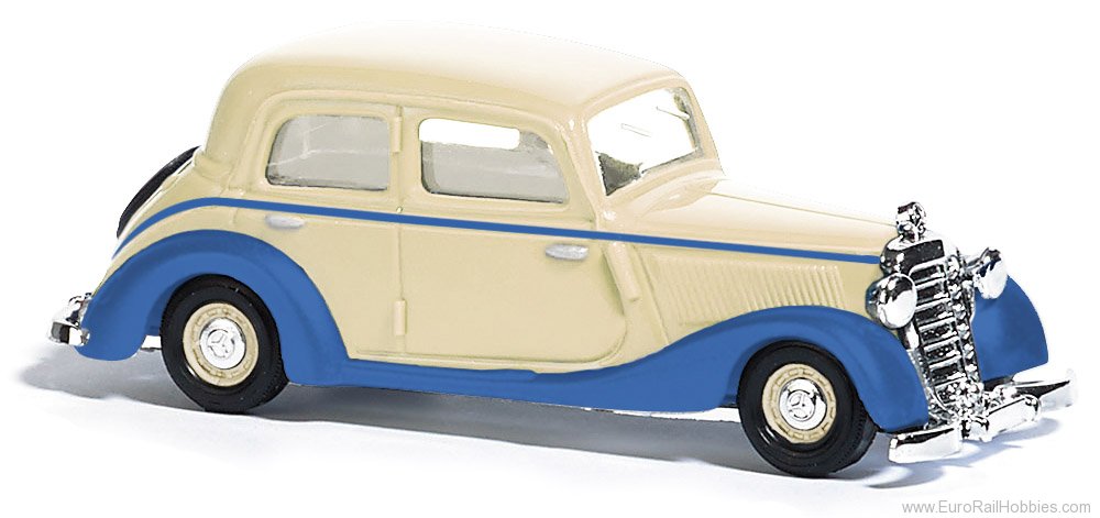 Busch 41442 Mercedes 170V Zweifarbig, Creme/Blau